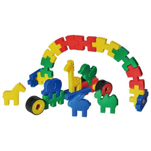 Building Blocks - Wheely Circus Fun (60pc)