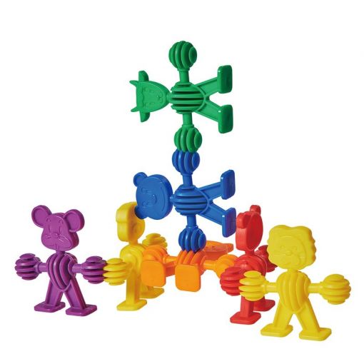 Builders - Animal (12 animals, 6 colour, 72pc)