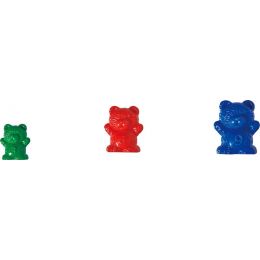 Counters Bear - Weighted Number on Tummy (3 6 9 12g, 4 colour, 96pc)