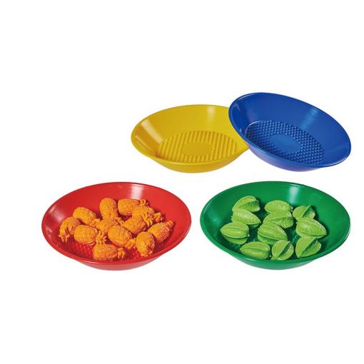 Sorting Plates/Bowls - Round - Large (4 colour, 4pc)