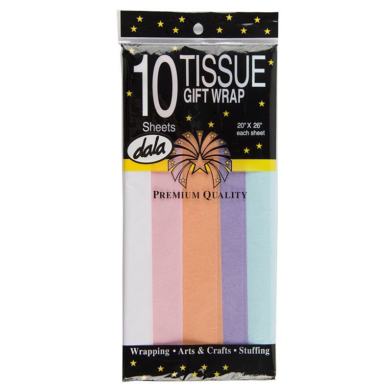 Tissue Paper (10 Sheets) - Assorted Pastel