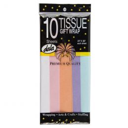 Paper Tissue (10 Sheets) - Assorted Pastel