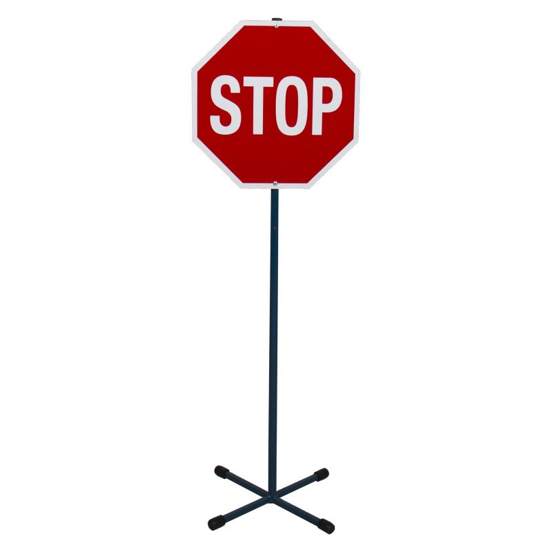 Road Sign - Plastic Sign + Steel Stand - choose design