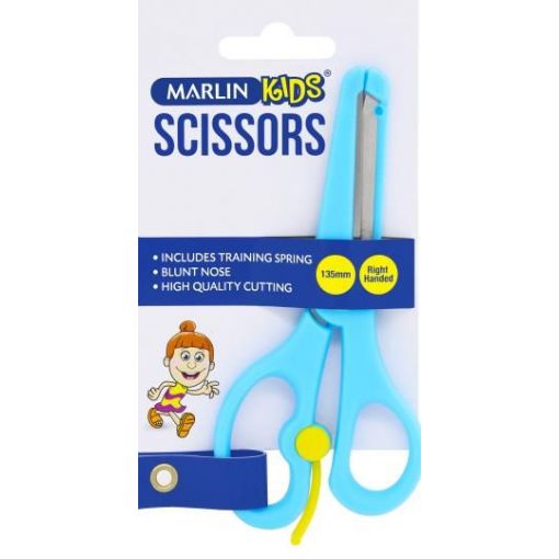 Scissors - Training - Spring Loaded 13.5cm Scissor - Marlin