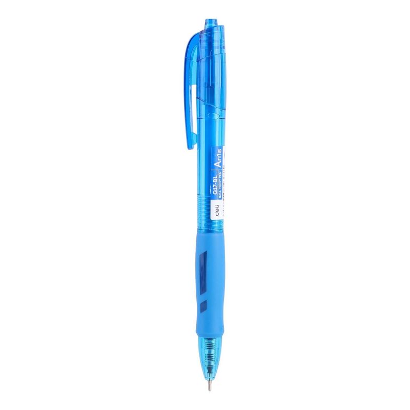 Pen - Ballpoint - Blue - Soft Grip Click - Mini Tip 0.7mm (1pc) - Deli