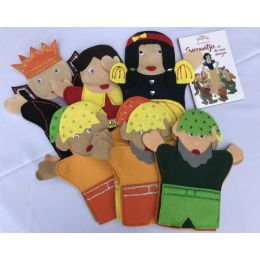 Hand Puppet & Book Set (Afrikaans) - Snow White (Sneeuwitjie)