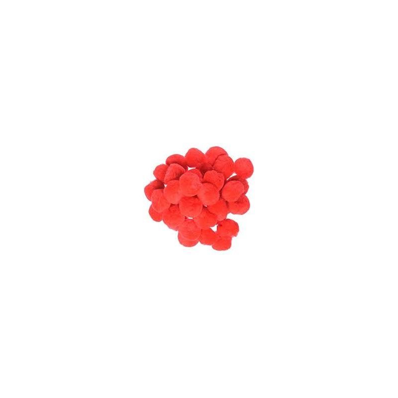 Pom Poms in Bag (15mm) 100pc - choose colour