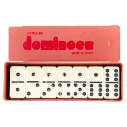 Dominoes - Medium Double 6 (Ivory colour Tiles)