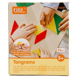 Tangram 21pc (3 sets colour)