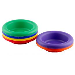 Plastic Bowls (14cm) 6pc - 6 Colours