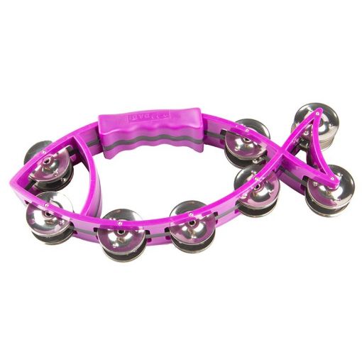 Plastic Fish Tambourine - 16 Bells