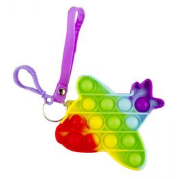 Pop It Fidget Toy - Assorted Designs Rainbow (With Tag)