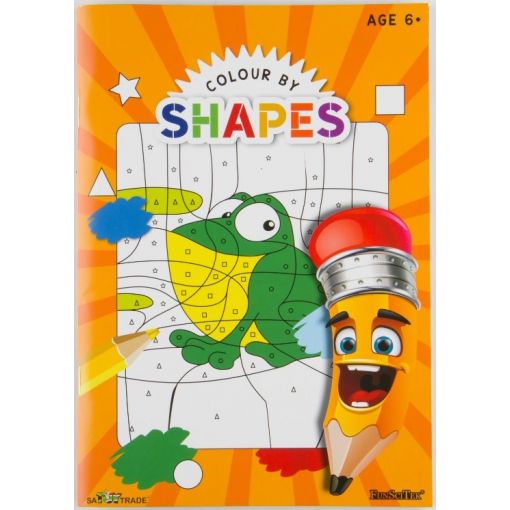 Fun - Colour By Shape - (A5)(32p) Age 6+ FunSciTek