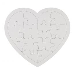 Make Your Own Puzzle - Heart Shape