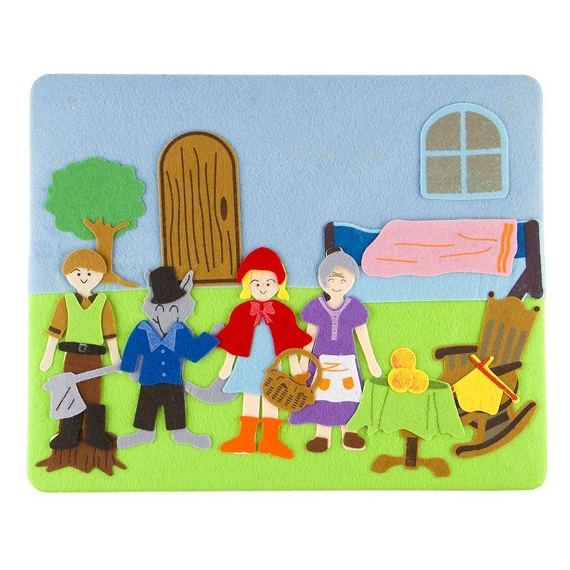 Felt Theme - Red Riding Hood (A4 felt board included) - SZ