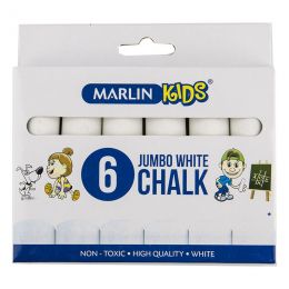 Marlin Kids White chalk jumbo 6's