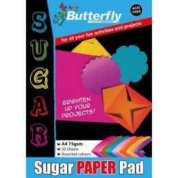 Paper Pad - Sugar - A4 80gsm (50 sheets) - Assorted
