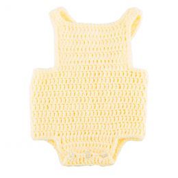 Doll Clothes - Crochet Onesie + Bootees