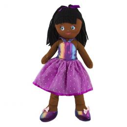 Rag Doll (African) in Ballerina Tutu (~48cm)