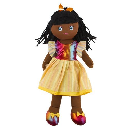 Rag Doll (African) in Ballerina Tutu (~48cm)