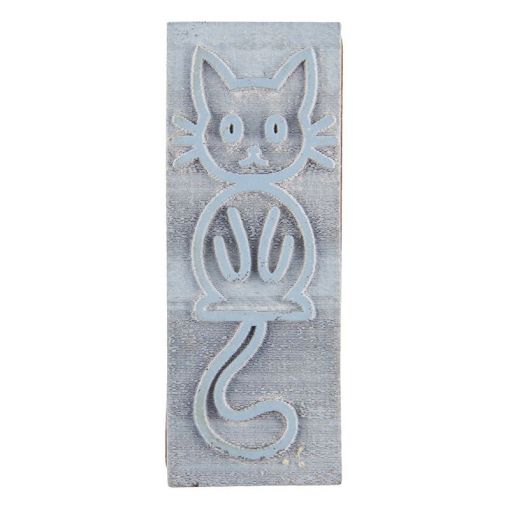 Cat Handwriting Rubber Stamp