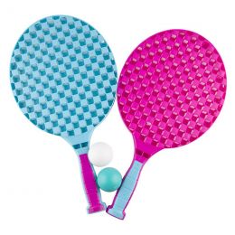 Racket Plastic (2pc) + Ball (Assorted)