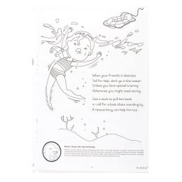 Colouring Book - Water Safety - (26pg) FunSciTek
