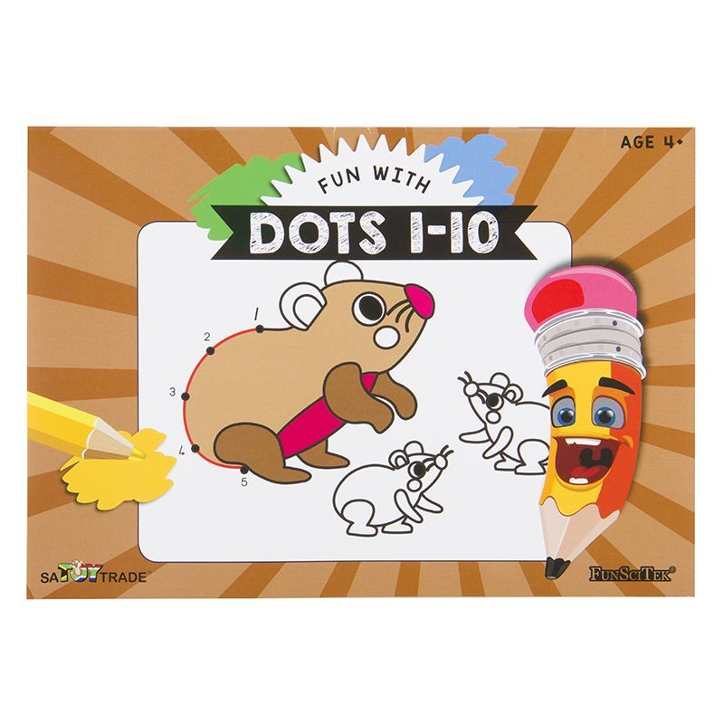 Fun - Dot to Dot (1-10) - (A5)(32p) Age 4+ FunSciTek