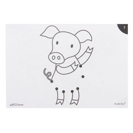 Fun - Dot to Dot (1-10) - (A5)(32p) Age 4+ FunSciTek