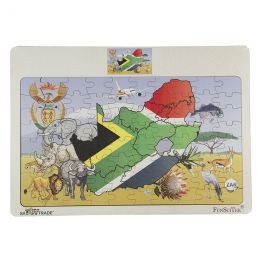 PZ Wood Frame - A3 80pc - My Country - South Africa (SP)
