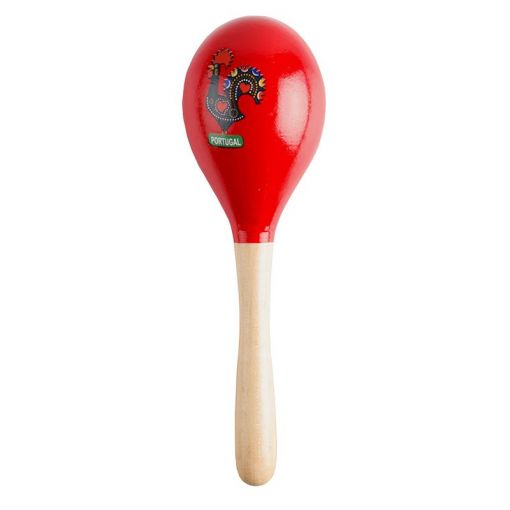 Maracas - Wood (2pc) - Egg Shaker with Handle - Large (19cm)