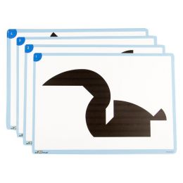 Tangram Oval - Cards A4 (12pc)