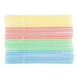 Straws plastic (flexible) ~18cm (200pc)