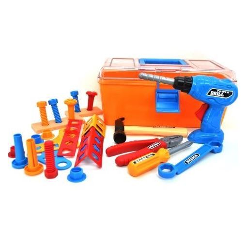 Toolbox & Tools (28pc) Plastic