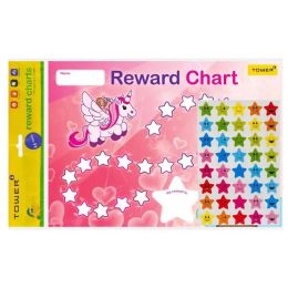 Stickers - Reward Charts - Fairytale (5x charts + 120 stars)