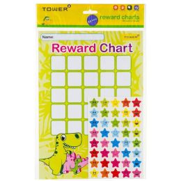 Stickers - Reward Charts - Dino (5x charts + 120 stars)