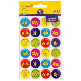 Stickers - Dancing Star - 25mm (72pc)