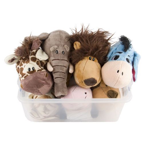 Hand Puppet Open Mouth Stuffed (7pc) in Bin