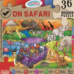 PZ SZ Wood 36pc - Go on Safari