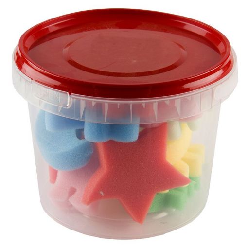 Art Sponges - Assorted (12pc) in Bucket - Painting Set