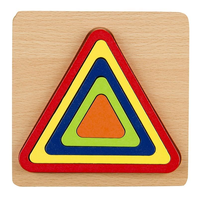 PZ - Wood Insert Stencil Shapes - Triangle in Colours & Sizes