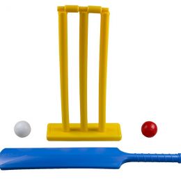 Cricket Set - Plastic (Bat, Ball, Stump set)
