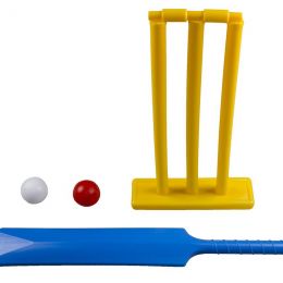 Cricket Set - Plastic (Bat, Ball, Stump set)