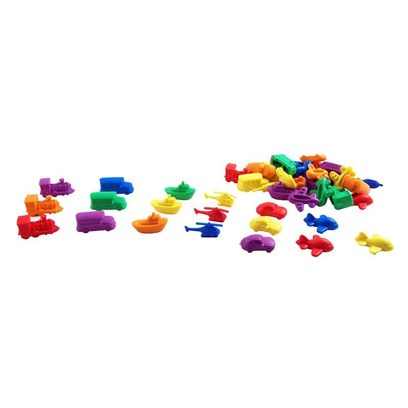 Counters - Transport - 36pc (6 design, 6 colour)