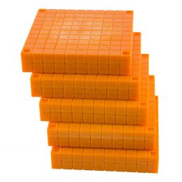 Base Ten 10x10 (100g) Board (orange, 10pc)