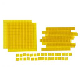 Base Ten Set - Transparent Yellow (52pc)