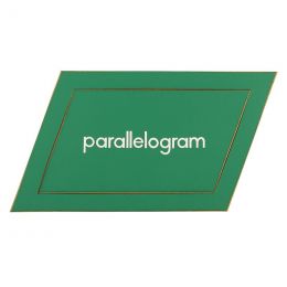 Shape (1) Parallelogram + Afrikaans words