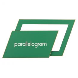Shape (1) Parallelogram + English words
