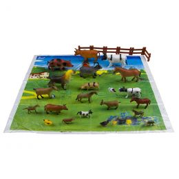 Farm Animals - Assorted Sizes - with Accessories