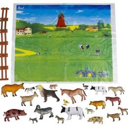 Farm Animals - Assorted Sizes - with Accessories
